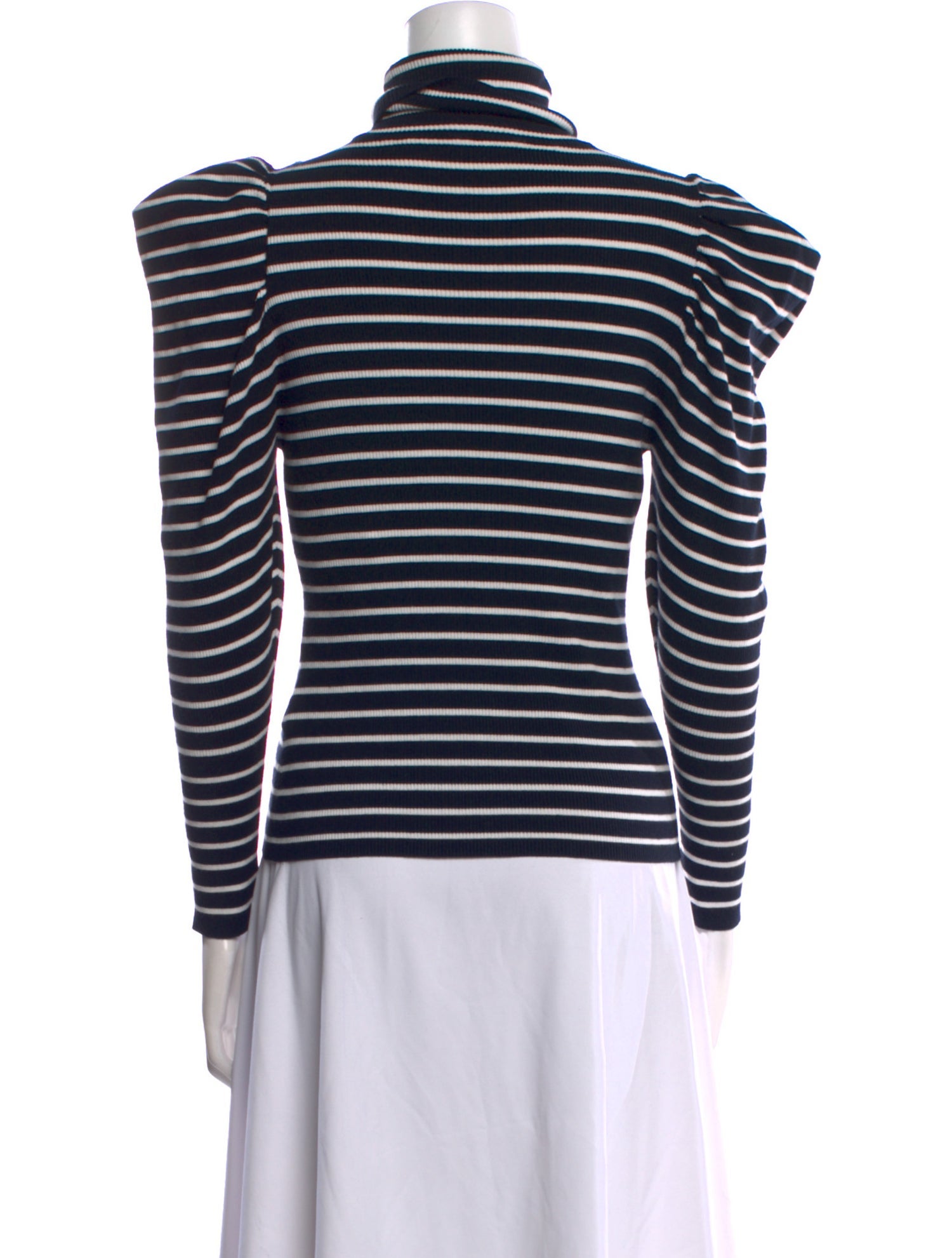 A.L.C. Striped Turtleneck Sweatshirt